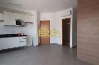 Apartamento para locação – 1 quarto, 2 vagas, vista mar e prédio com lazer