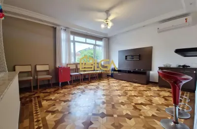 Sobreposta alta com 3 dormitórios, com churrasqueira no marapé – santos/sp