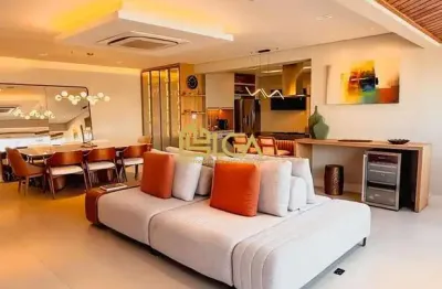 Apartamento 3 suítes, 238m², vista mar e varanda gourmet – embaré, santos