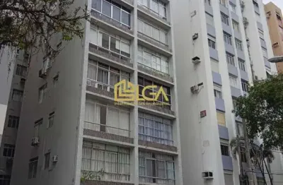 Apartamento com 1 quarto e 1 banheiro à venda, 64 m² - boqueirão - santos!