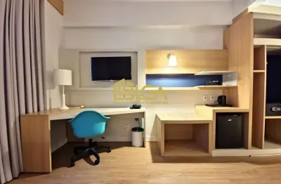 Studio mobiliado à venda no stay santos – pompeia, quadra da praia