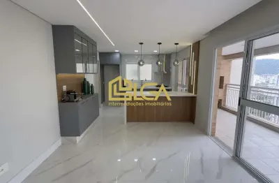 Coral gables, 131 m², 4 quartos, varanda gourmet, 2 vagas - gonzaga - santos