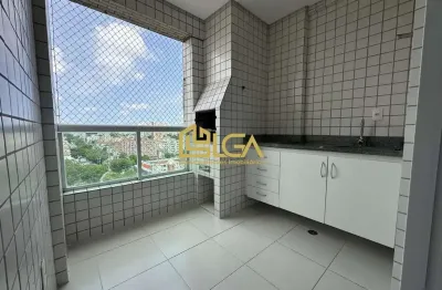 Apartamento de 3 dormitórios para locação com lazer completo – Aparecida, Santos