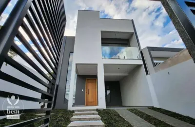 Maravilhoso sobrado com 3 quartos sendo 1 suíte com sacada, 2 vagas de garagem  à venda - tingui - curitiba/pr