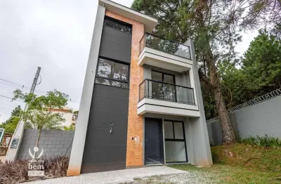 Sobrado com terraço, 3 quartos sendo 1 suíte, 2 vagas de garagem à venda por r$ 1.014.425,73 - santa cândida - curitiba/pr