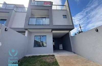Sobrado com 3 dormitórios à venda, 125 m² por r$ 839.000,00 - boa vista - curitiba/pr