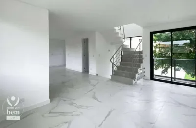 Lindo sobrado alto padrão 179 m², 3 quartos sendo uma suíte, terraço à venda por r$ 1.115.000 - guabirotuba - curitiba/pr
