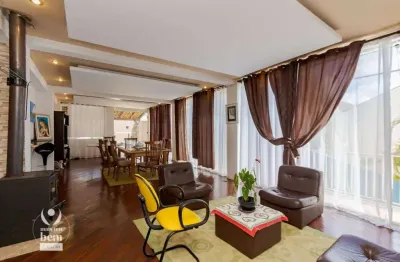 Casa de 261m² com terreno de 600m² 4 quartos à venda,  por r$ 1.100.000,00  - santa felicidade - curitiba/pr