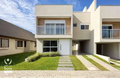 Sobrado com 222,92 m², 3 suítes em condominio fechado com piscina à venda por r$ 1.090.000 - campo comprido - curitiba/pr