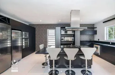 Casa com 751m², 4 suítes, piscina, 10 vagas de garagem à venda por r$ 3.500.000,00 - jardim social - curitiba/pr