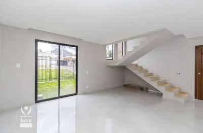 Sobrado 3 quartos com 1 suíte novo dentro de condomínio no bairro alto em curitiba/pr - duas vagas
