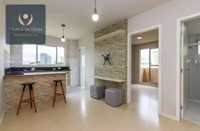 Lindo apartamento com 1 quarto à venda por r$ 279.000 - portão - curitiba/pr