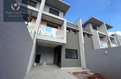 Sobrado com 3 dormitórios à venda, 126 m² por R$ 712.000 - Atuba - Curitiba/PR