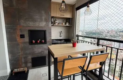 Apartamento com 91 m² 2 dormitorios sendo 2 suites e 2 vagas de garagens