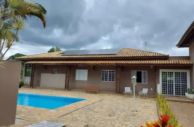 Casa em condomínio fechado com 3 quartos à venda na estrada municipal adelina segantini cerqueira leite, s/n, chácara são rafael, campinas, 370 m2 por r$ 2.100.000