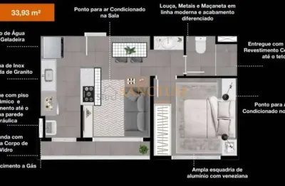 Loft com 1 quarto à venda na rua francisco antônio pinto, 285, parque industrial, campinas, 33 m2 por r$ 330.000