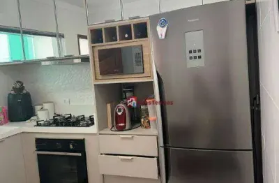 Sobrado com 2 dormitórios, 2 suites, à venda, 85 m² por r$ 480.000 - jardim três marias - são paulo/sp