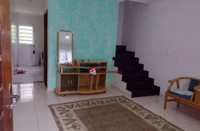 Sobrado com 2 dormitórios,2 suites, 3 vagas à venda, 90 m² por r$ 580.000 - cidade patriarca - são paulo/sp