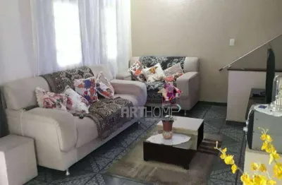 Sobrado à venda, 222 m² por r$ 850.000,00 - vila palmares - santo andré/sp