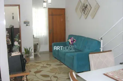 Sobrado à venda, 94 m² por r$ 550.000,00 - jardim jamaica - santo andré/sp