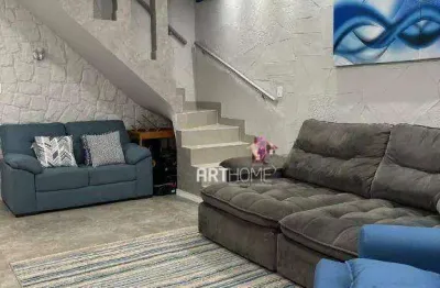Sobrado à venda, 107 m² por r$ 610.000,00 - vila caminho do mar - são bernardo do campo/sp