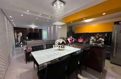 Cobertura à venda, 3 quartos, 1 suíte, 3 vagas, vila lucinda - santo andré/sp