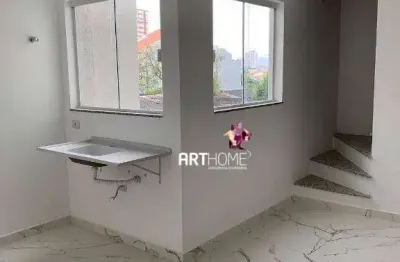 Cobertura à venda, 2 quartos, 1 suíte, 2 vagas, santa maria - santo andré/sp