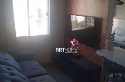 Apartamento para aluguel, 2 quartos, 1 vaga, vila valparaíso - santo andré/sp