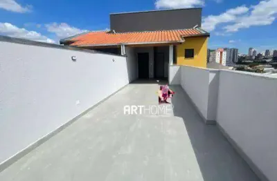 Cobertura com 2 quartos para alugar na Rua Santa Adélia, Vila São Pedro, Santo André