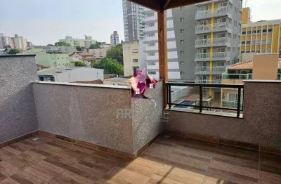Cobertura à venda, 2 quartos, 2 suítes, 2 vagas, Vila Bastos - Santo André/SP