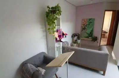 Apartamento com 2 dormitórios à venda, 40 m² por r$ 320.000,00 - vila scarpelli - santo andré/sp