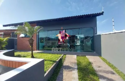 Casa residencial com piscina, espaço gourmet e 20 vagas em balneário são joão batista, peruíbe