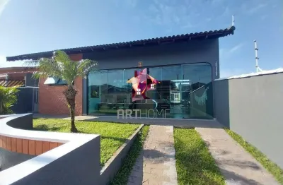 Casa residencial com piscina, espaço gourmet e 20 vagas em balneário são joão batista, peruíbe