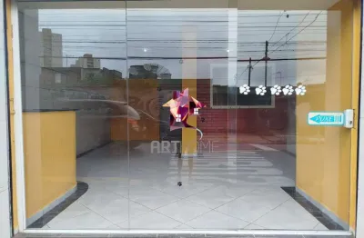 Salão Comercial para Aluguel | 40 m² em Jardim Irene, Santo André .