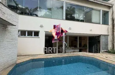 Sobrado de Alto Padrão com 4 suítes, 4 vagas e lazer completo na Vila Lusitânia, São Bernardo do Campo