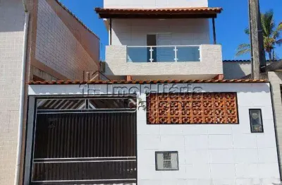 Sobrado para venda em praia grande, caiçara, 3 dormitórios, 2 suítes, 2 banheiros, 1 vaga