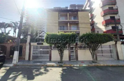 Apartamento para venda em praia grande, caiçara, 1 dormitório, 1 banheiro, 1 vaga