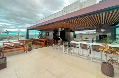 Cobertura a venda 4 quartos 2 suítes 6 vagas bairro cabral contagem mg