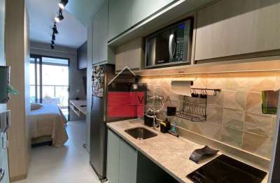 Studio à venda, Vila Mariana, São Paulo, 1 dormitorio sendo suite, com sacada, cozinha wc excelente