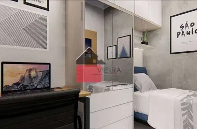 Apartamento com 2 dormitórios à venda, Pisos e revestimentos todos da Incepa,bancada de granito nos