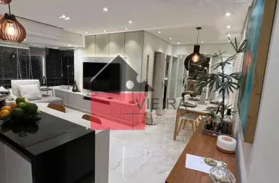 Lindo aparatamento Semi Mobiliado para locação, 2 dormitorios , 67m2, 2 suites 2 vagas com terraço