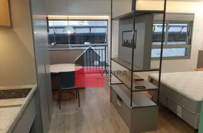 Studio  mobiliado para locação, Indianópolis, São Paulo, SP