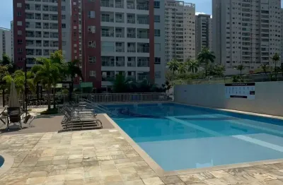 Lindo, mobiliado, pronto pra morar, 2 quartos, sendo 1 suíte, condomínio completo ao lado do shopping