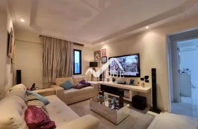 Apartamento com 3 dormitórios à venda, 120 m² por r$ 715.000,00 - campo grande - santos/sp