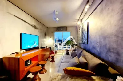 Apartamento com 2 dormitórios com vista livre e lazer, à venda, 73,21 m² por r$ 550.000 - aparecida - santos/sp