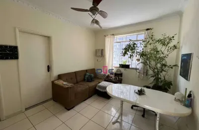 Apartamento com 2 dormitórios no 1° andar excelente localização, pertinho do assai  à venda, 76 m² por r$ 360.000 - campo grande - santos/sp