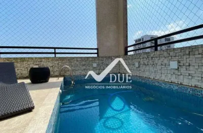 Cobertura com 3 dormitórios à venda, 191 m² por r$ 2.340.000,00 - embaré - santos/sp