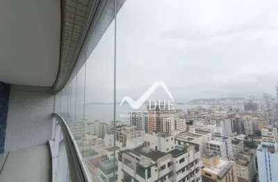 Apartamento com 4 suítes e 3 vagas demarcadas à venda, 255 m² por r$ 4.490.000 - aparecida - santos/sp