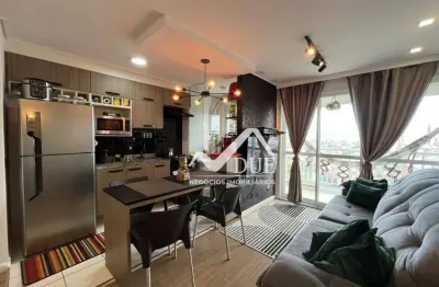 Apartamento com 1 dormitório à venda, 50 m² por r$ 390.000,00 - vila matias - santos/sp