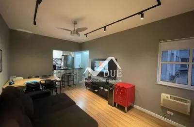 Apartamento com 2 dormitórios à venda, 67 m² por r$ 520.000,00 - boqueirão - santos/sp